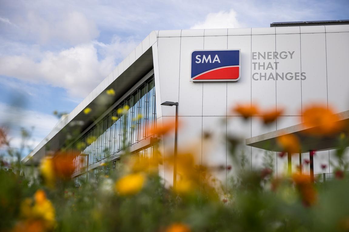 Blühstreifen vor dem SMA Hauptgebäude in Kassel. Foto: Heiko Meyer